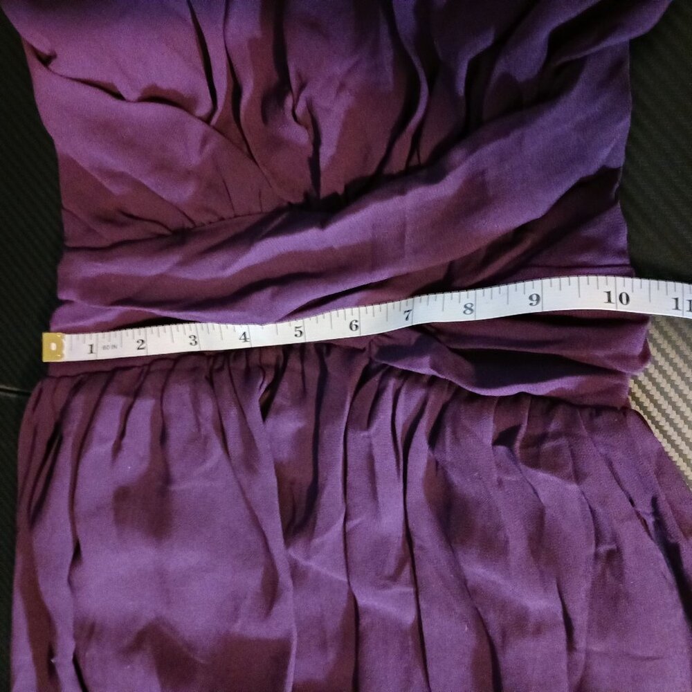 NEW Lulus Soiree Celebration Purple Ruffled Lace-Up Maxi Dress, Size XS - Picture 13 of 16